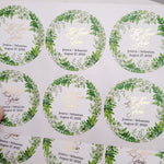 Let Love Grow Wedding Favor Stickers - XOXOKristen
