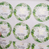Let Love Grow Wedding Favor Stickers - XOXOKristen