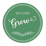 Let Love Grow Wedding Favor Stickers - XOXOKristen