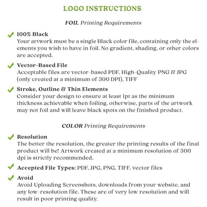 Clear custom logo labeling stickers -  XOXOKristen