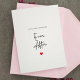 Love and Laughter Ever After Engagement Card - XOXOKristen