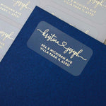 Love Letters Custom Return Address Label - XOXOKristen
