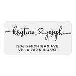 Love Letters Custom Return Address Label - XOXOKristen