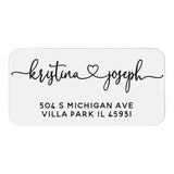 Love Letters Custom Return Address Label - XOXOKristen