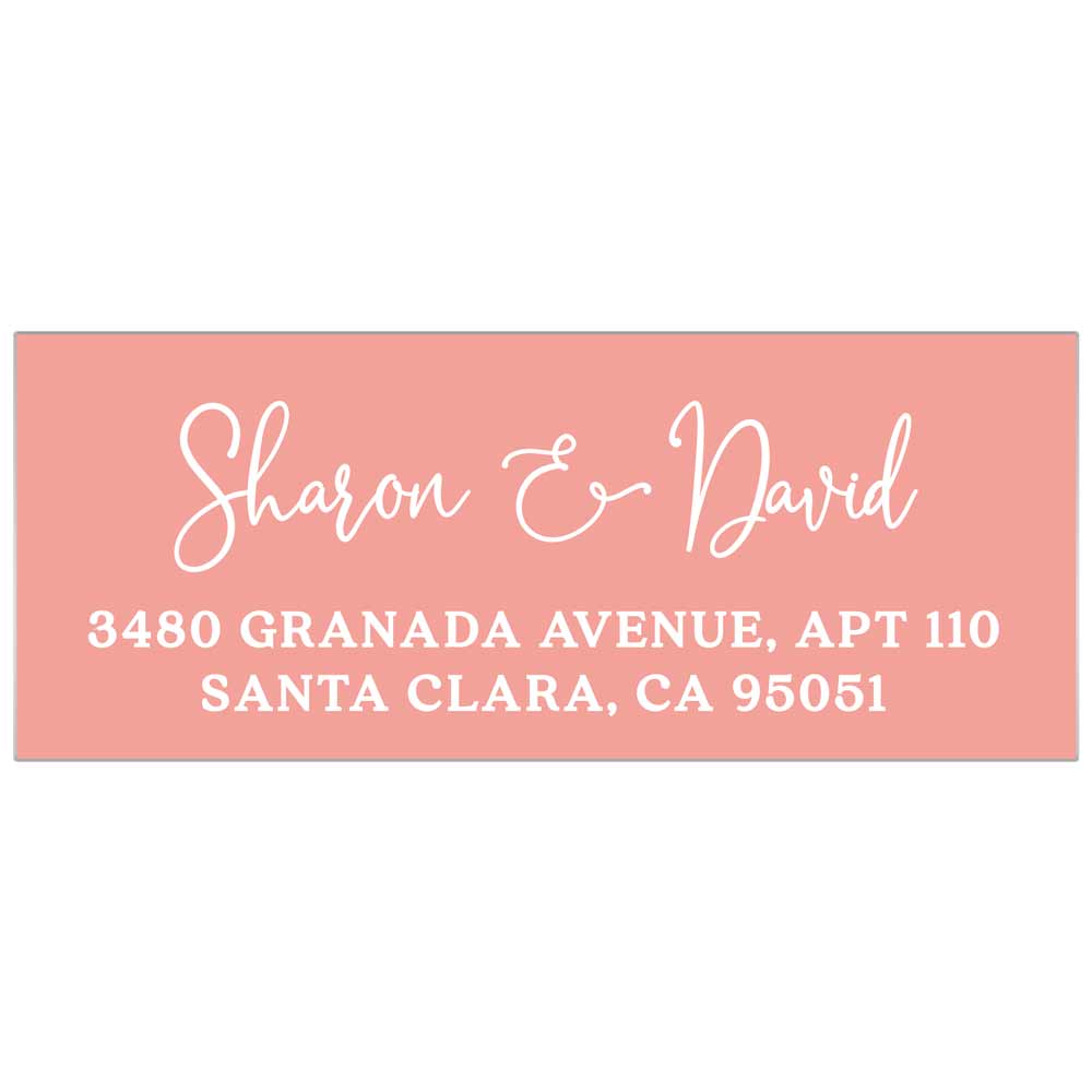 Lovely Script Return Address Labels - XOXOKristen