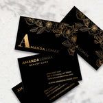 Luxurious Floral Business Card - XOXOKristen