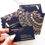 Luxurious Floral Business Card - XOXOKristen