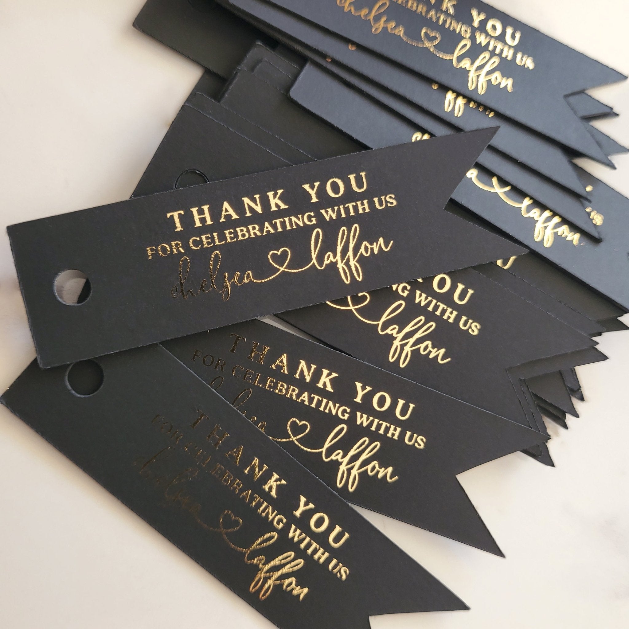 Luxurious Thank you for Celebrating with us Tags - XOXOKristen