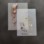 Luxury Gold Foiled Calendar Wedding Invitation - XOXOKristen