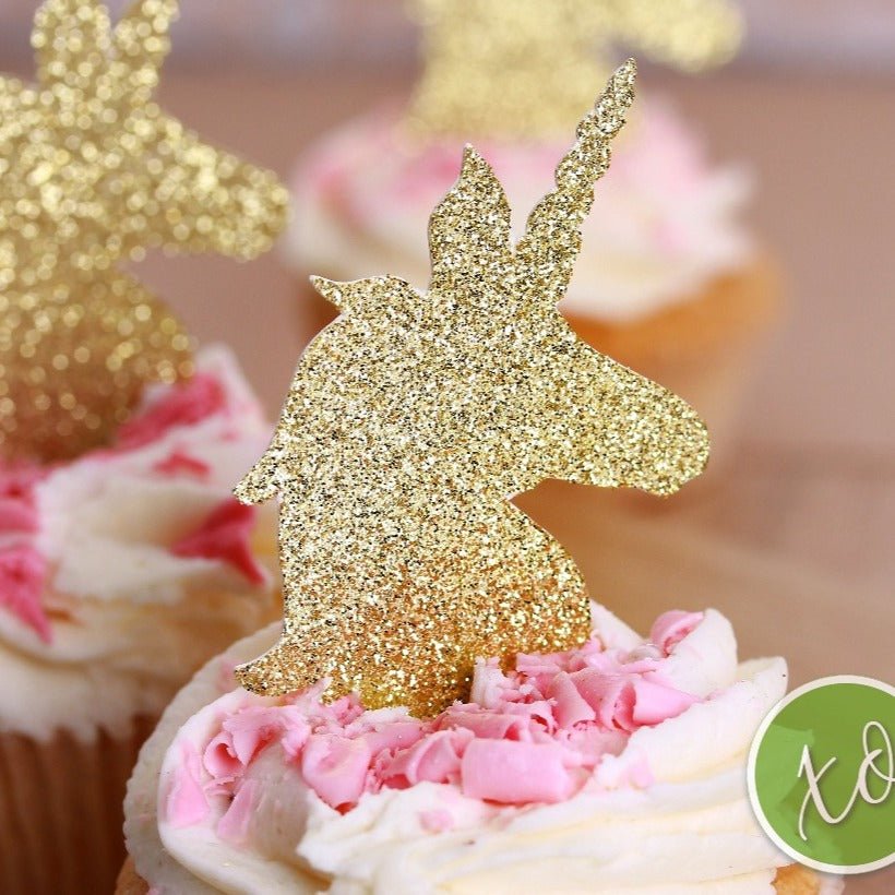 Magical Unicorn Birthday Party Cupcake Topper - XOXOKristen