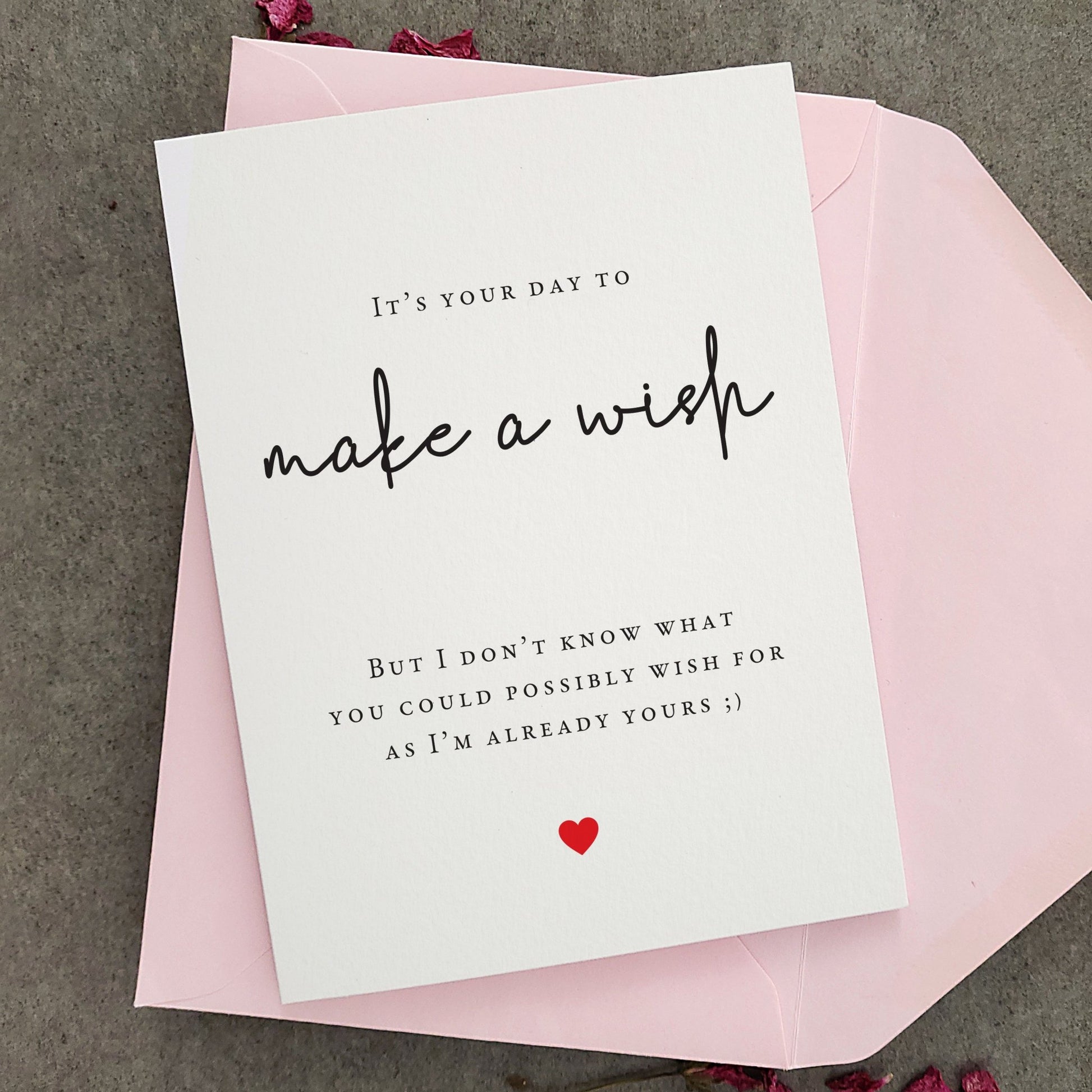 Make a Wish Birthday Gift Card - XOXOKristen