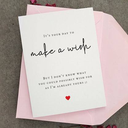 Make a Wish Birthday Gift Card - XOXOKristen