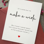 Make a Wish Birthday Gift Card - XOXOKristen