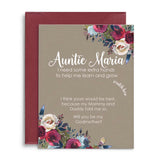 Maria Godmother Proposal Card - XOXOKristen