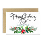 Merry Christmas and Happy New Year Greeting Card - XOXOKristen