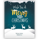 Merry Christmas Custom Wine Labels - XOXOKristen