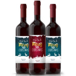 Merry Christmas Custom Wine Labels - XOXOKristen