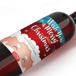 Merry Little Christmas Cute Wine & Champagne Labels - XOXOKristen