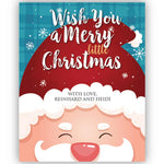 Merry Little Christmas Cute Wine & Champagne Labels - XOXOKristen