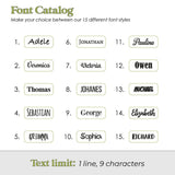 Mini Gold Foiled Kids Name Labels for School Supplies - XOXOKristen