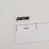 Mini Gold Foiled Kids Name Labels for School Supplies - XOXOKristen