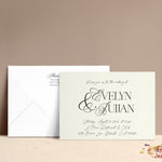 Minimalistic Wedding Invitations - XOXOKristen