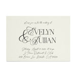 Minimalistic Wedding Invitations - XOXOKristen