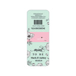 Mint and Pink Wedding Tic Tac Favor Labels - XOXOKristen