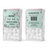 Mint and Pink Wedding Tic Tac Favor Labels - XOXOKristen