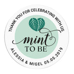 Mint to Be Stickers with Stylish Calligraphy - XOXOKristen