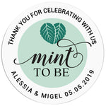 Mint to Be Stickers with Stylish Calligraphy - XOXOKristen