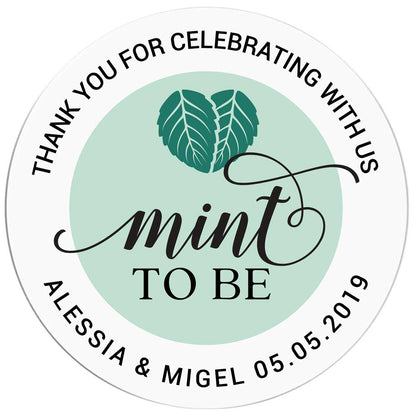 Mint to Be Stickers with Stylish Calligraphy - XOXOKristen