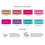Modern Lip Gloss Stickers for Product Labeling & Branding - XOXOKristen