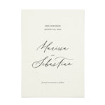 Modern Save our Date Cards - XOXOKristen