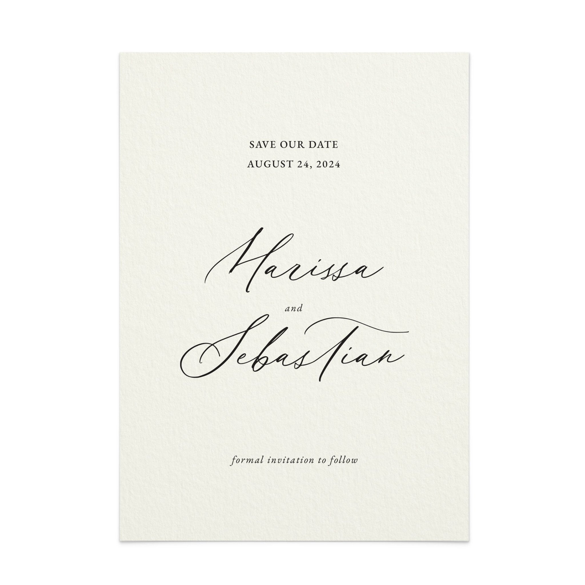 Modern Save our Date Cards - XOXOKristen