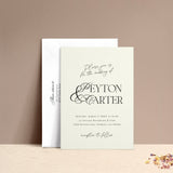 Modern Wedding Invitations - XOXOKristen