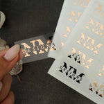 Monogram Custom Logo Labels - XOXOKristen