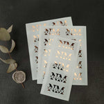 Monogram Custom Logo Labels - XOXOKristen