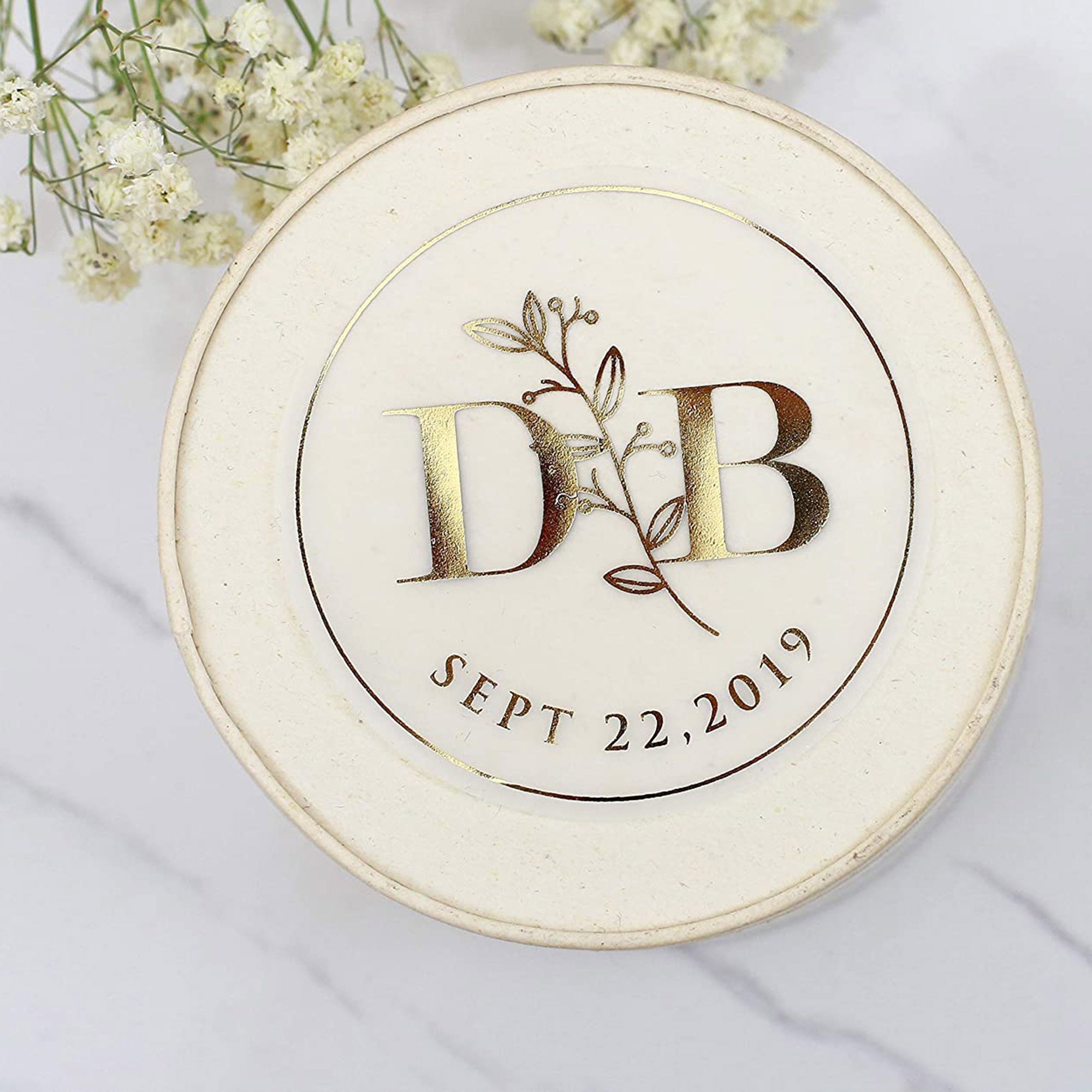 Monogram Wedding Stickers for Favors - XOXOKristen