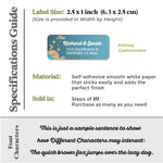Moon and Stars Blue Return Address Labels - XOXOKristen