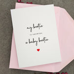My Bestie is Growing a Baby Bestie Card - XOXOKristen