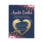 Navy Blue Will you be my Godmother Scratch - off Card - XOXOKristen