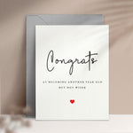 Older but not Wiser Birthday Card - XOXOKristen