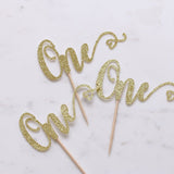 One with Heart Gold Cupcake Topper - XOXOKristen