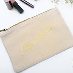 Paris Makeup Bag with Custom Name and Wedding Role - XOXOKristen