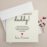 Personalized First Birthday as Dad Card - XOXOKristen