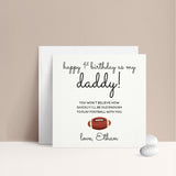 Personalized Happy First Birthday As Dad Card - XOXOKristen