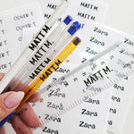 Personalized Kids' Name Labels with Gold Foil - XOXOKristen