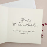 Personalized Valentines Day Card - XOXOKristen