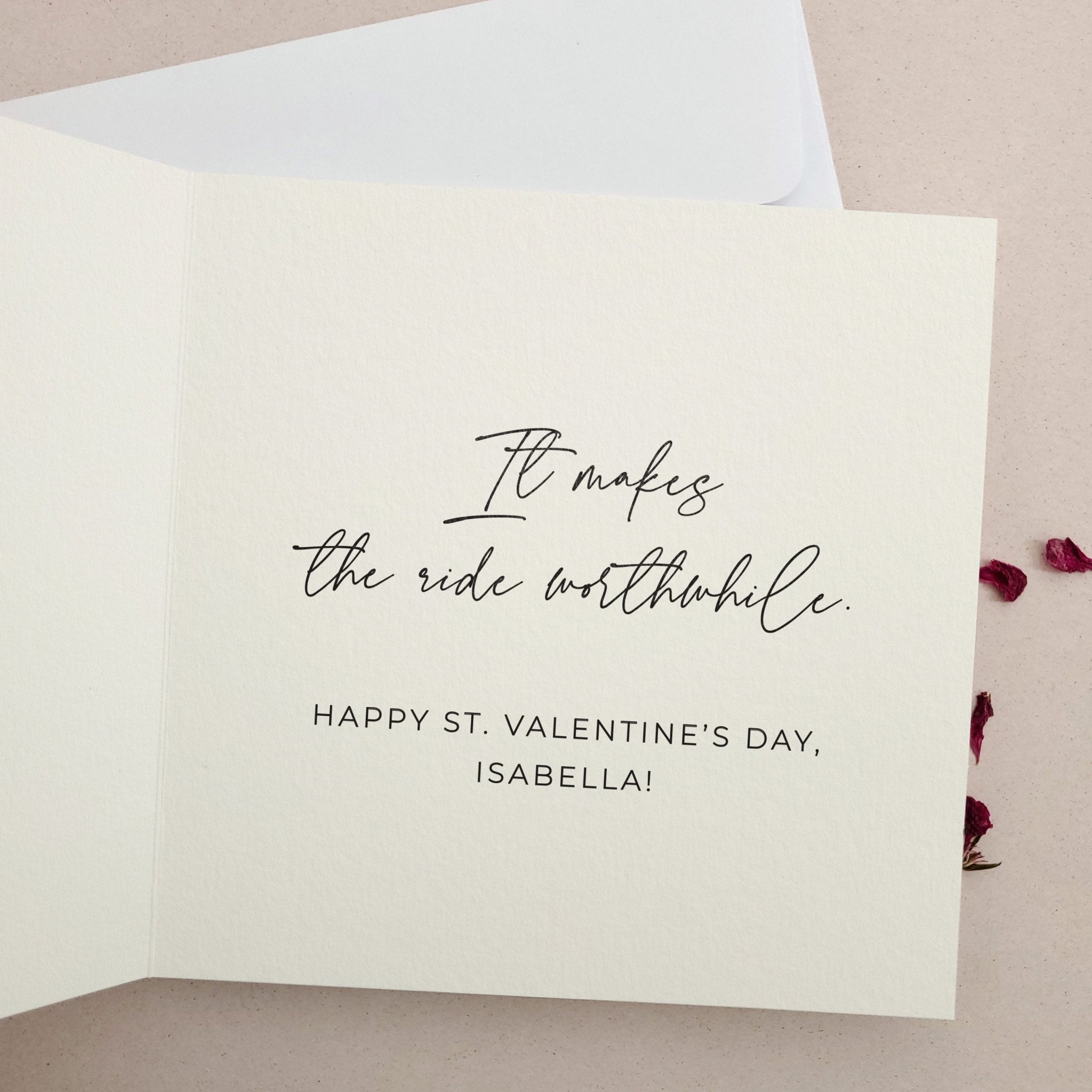 Personalized Valentines Day Card - XOXOKristen